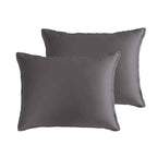 Noble Tencel Lyocell Reversible Comforter Set - Smooth Silky Bedding with Euro Shams and Decorative Pillows
