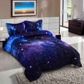 3D Reactive Print Microfiber Comforter Set - Hypoallergenic All-Season Reversible Bedding Set