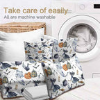8-Piece Halloween Witch Pattern Bed in a Bag Set - King All-Season Comforter with Sheets, Shams, and Cushion Cover