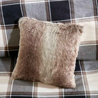 8-Piece Cotton Jacquard Plaid Comforter Set with Removable Insert - Urban Cabin Neutral Farmhouse Bedding with Euro Shams