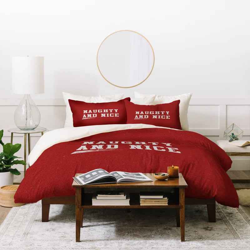 Modern Contemporary Comforter Set - Lightweight Printed Polyester Bedding with Cream Backing