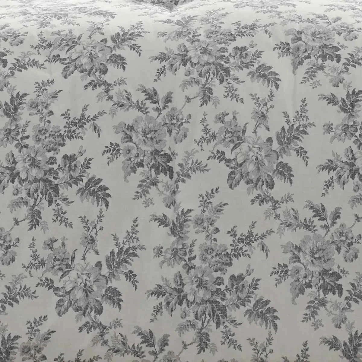 6-Piece Reversible Cotton Comforter Set - Floral Bedding with Matching Shams and Decorative Pillows