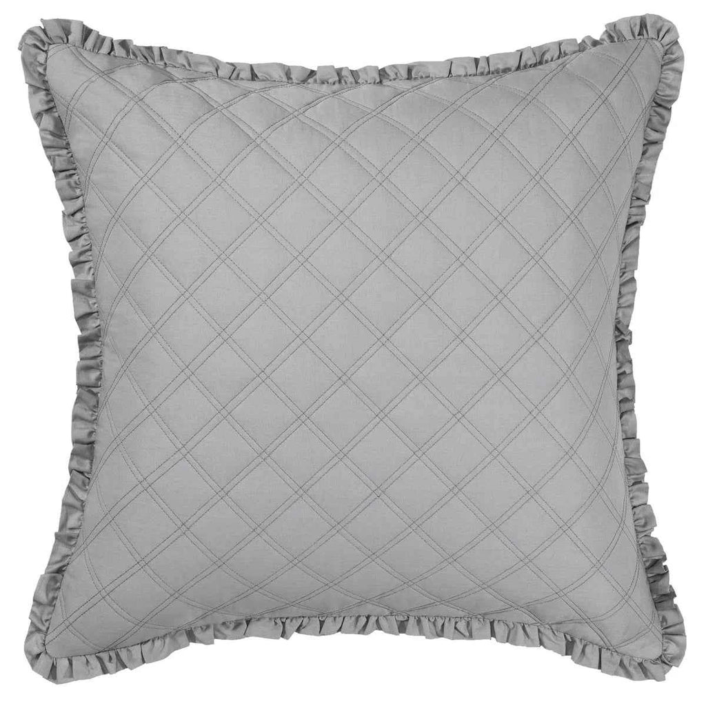 6-Piece Reversible Cotton Comforter Set - Floral Bedding with Matching Shams and Decorative Pillows