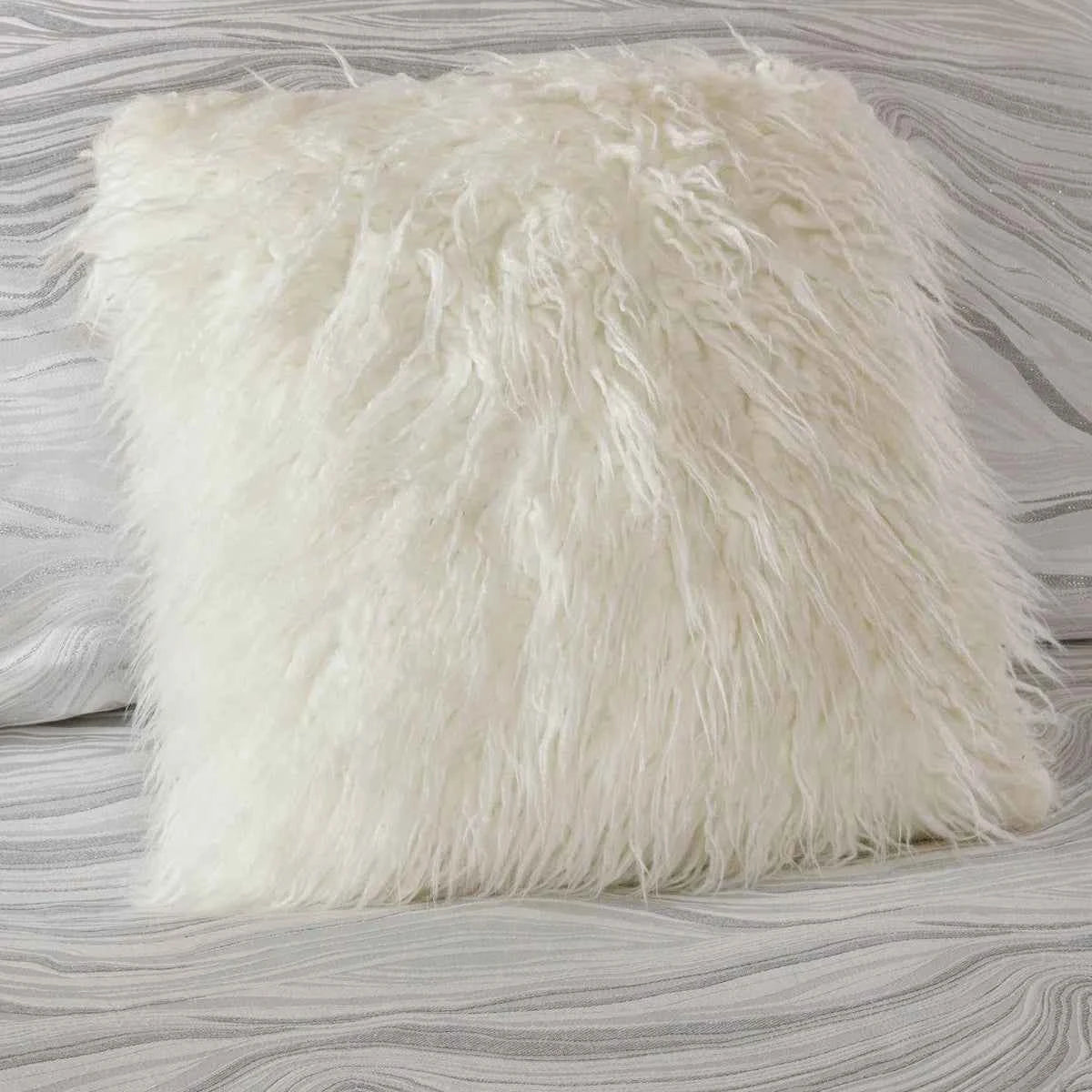 8-Piece Metallic Detailed Reversible Comforter Set with Removable Insert - White Glam Bedding with Euro Shams