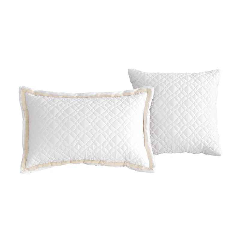 Noble Tencel Lyocell Reversible Comforter Set - Smooth Silky Bedding with Euro Shams and Decorative Pillows