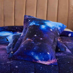 3D Reactive Print Microfiber Comforter Set - Hypoallergenic All-Season Reversible Bedding Set