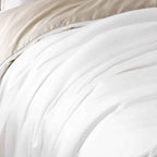 Noble Tencel Lyocell Reversible Comforter Set - Smooth Silky Bedding with Euro Shams and Decorative Pillows